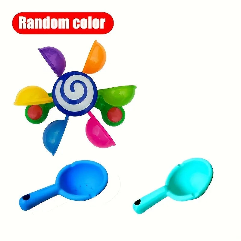 1pc Spinning Bath Toy Windmill, Fun Bathtime Sensory Play for Baby Boys & Girls, Ideal Birthday Christmas Gift