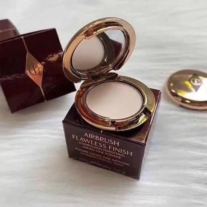 Soft Focus Pressed Powder Long Lasting Oil Control Setting Powder for Women Matte Texture Face Foundation Makeup Tool