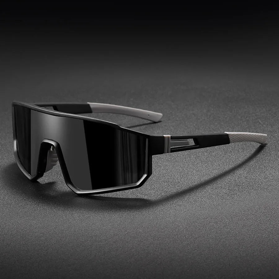 2PCS Oversize Cycling Sunglasses UV400 Protective Outdoor Sports Climbing Driving Bike Glasses Men Women Bicycle Goggles