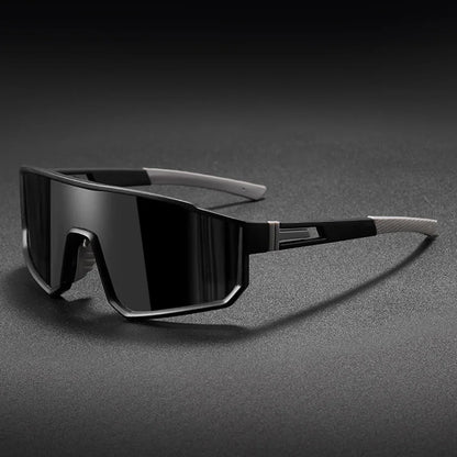 2PCS Oversize Cycling Sunglasses UV400 Protective Outdoor Sports Climbing Driving Bike Glasses Men Women Bicycle Goggles