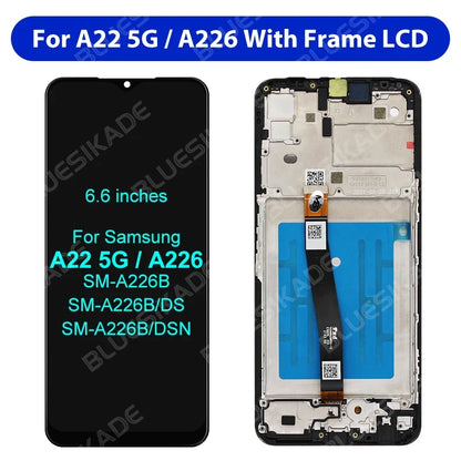 IPS Display For Samsung Galaxy A22 4G LCD A225 Display Touch Screen For Samsung A22 5G Display A226 LCD Digitizer Replace Parts