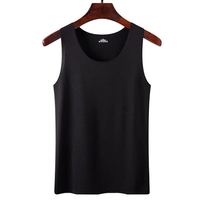 1pcs Summer Women Men Thin Tank Tops Seamless Ice Silk Vest Undershirt Underwear Students Korean-Style Slim Vest Sleeveless Tops