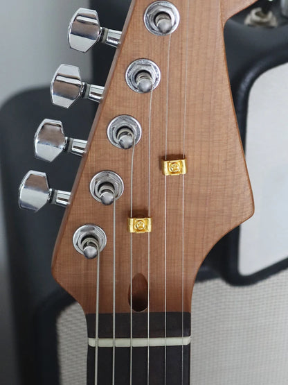 Electric guitar string buckle accessories, head lock, string stabilizer, butterfly shaped circular column suitable for ST/SQ/TL