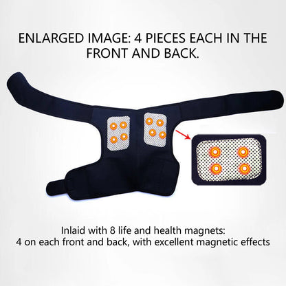 Self-heating Adjustable Single Shoulder Wrap Brace Shoulder Pain Relief Massager Brace For Rotator Cuff Cervical Shoulder Pad