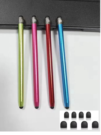 Touch Pen For Tablet Universal Pencil Capacitive Stylus Double Dual Silicone Head For iPad Android Smart Phone
