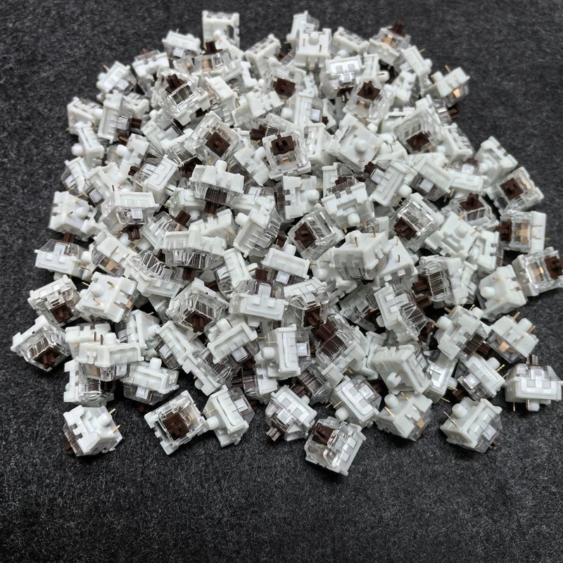 20-100pc Mechanical Keyboard Switches Blue Red Brown Switch Customizable Hot-Swappable 3 Pins Cross Stem for Mechanical Keyboard