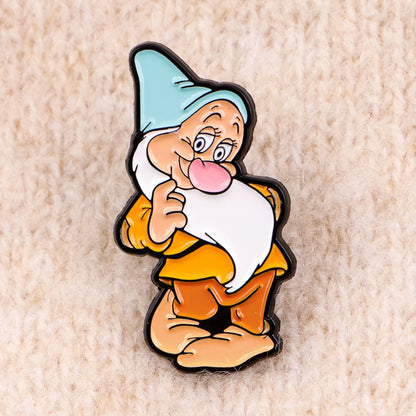 Funny Witch Enamel Pin Cartoon Old Men Brooch For Coat Women's Brooches Fashion Lapel Badges Jewelry Gift for Friends