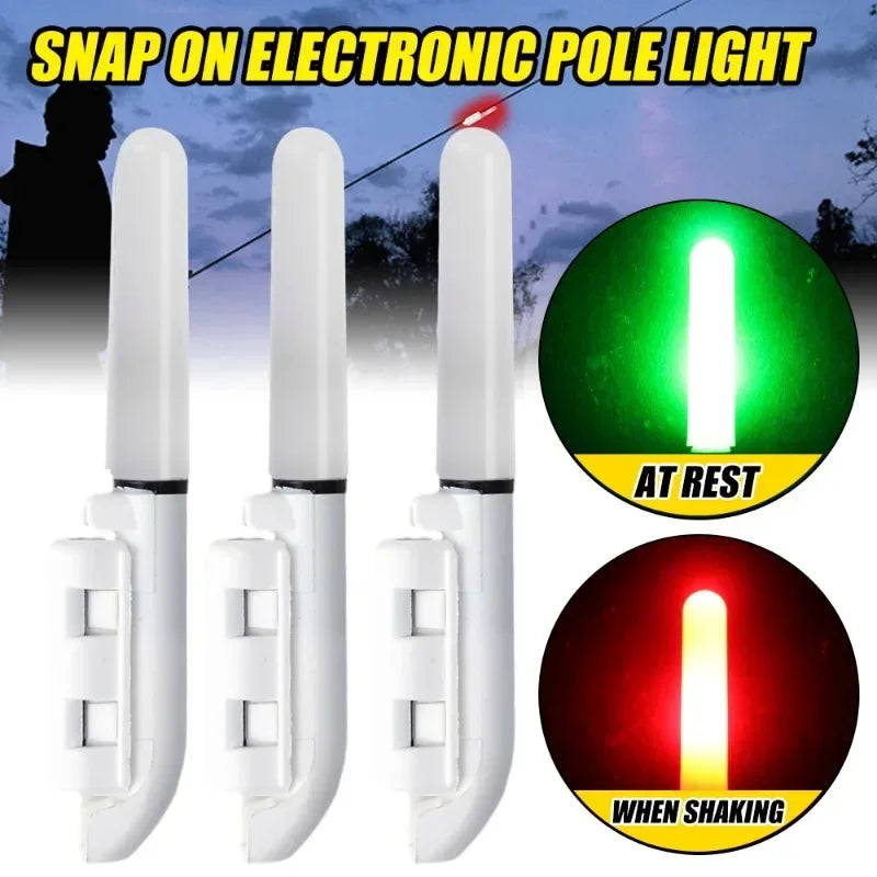 LED Removable Waterproof Fishing Electronic Rod Luminous Light with CR425 Battery Float Tackle Night Rock Fishing Accessorie