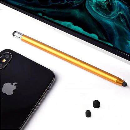Touch Pen For Tablet Universal Pencil Capacitive Stylus Double Dual Silicone Head For iPad Android Smart Phone
