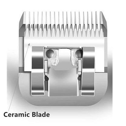 Detachable Pet Dog Cat Grooming Clipper Ceramic Blade Compatible with Most Andis，Oster A5，Wahl KM10 Series Animals Clippers