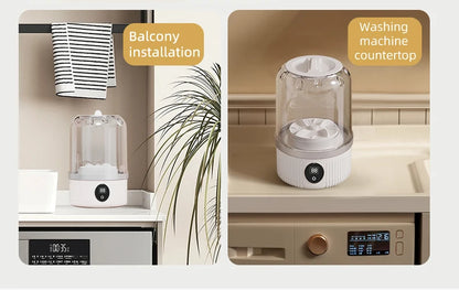 Mini Household Electric Washing Cup Underwear Socks Small Wireless Charging Washing Machine Pet clothes washing machine
