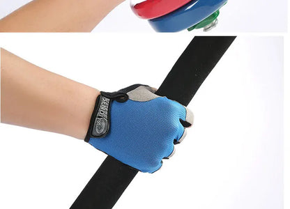 Weightlifti Gym Gloves Fitness Training Fingerless Women Men Bodybuilding Exercise Sports Gloves Cycling Anti Slip Breathable