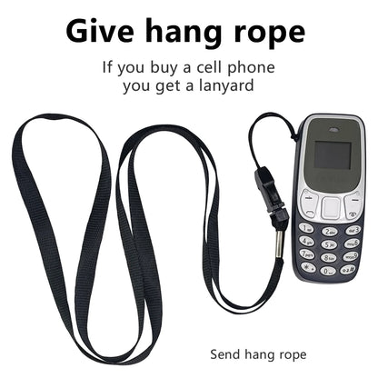 SERVO BM10 Mini Mobile Phone 2 SIM Card Bluetooth Earphone Voice Changer Dialer Low Radiation Sound Recording Small Cellphone