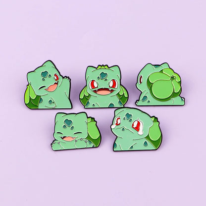 Cute Anime Elf Monster Enamel Pin Cool Game Brooches Lapel Badges Briefcase backpacks Accessories Decoration Jewelry Kids Gift