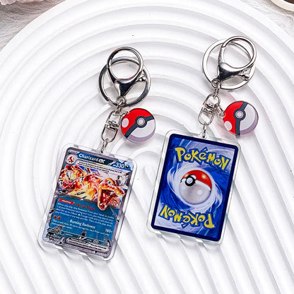 Pokémon Characters Pikachu Bulbasaur Jigglypuff Acrylic Keychain Bag Charms Accessories Backpack Pendant Key Holder Friend Gifts