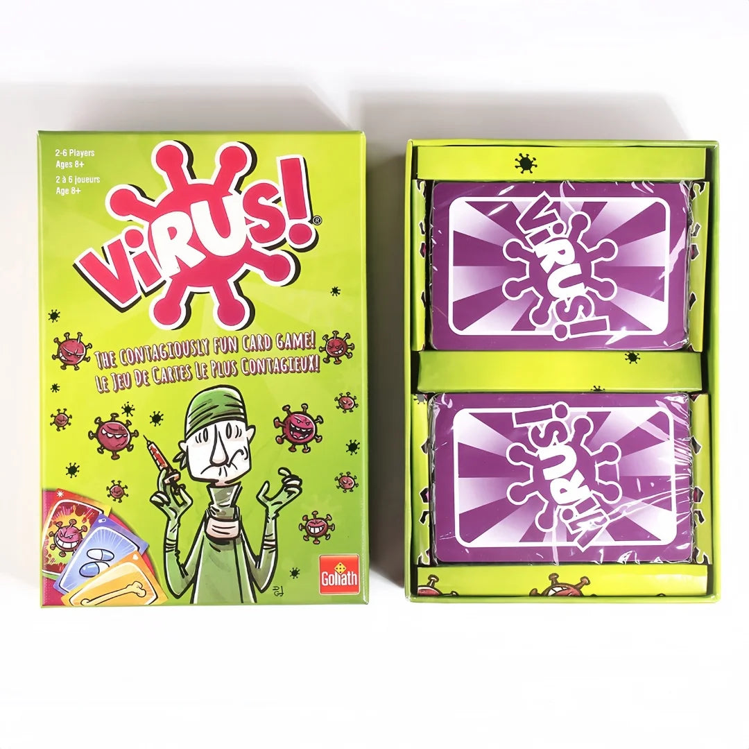 Interesting Virus Infected Card Game English Version Tabletop Card Interactive Game for Family Gatherings Couples Adult Parties