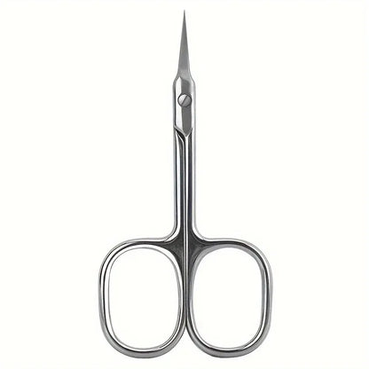 Dead Skin Remover Stainless Steel Curved Tip Thin Blade Cuticle Scissors Nail Clippers Trimmer Manicure Tools Eyebrow Tools