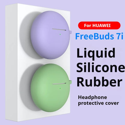 New Silicone Protective Case For Huawei Freebuds 7i 2025 Cover Shockproof Anti-Scratch Protective Cases With Hook Housing Shell