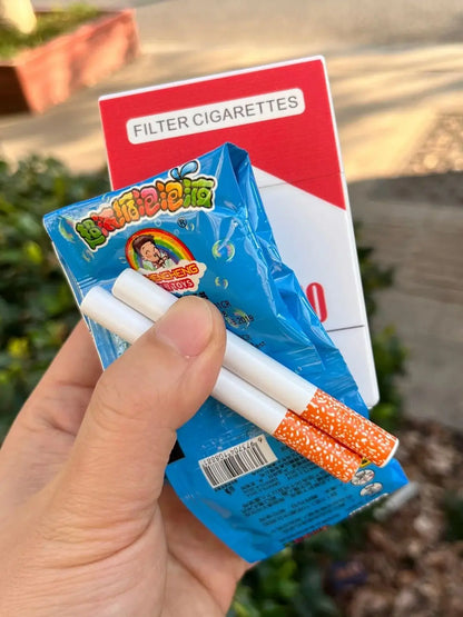 Funny Fake Cigarette Bubble Toy–No Tobacco! Realistic Pack Design with Bubble Liquid Inside. Great Prank Gift for Teens&Adults!