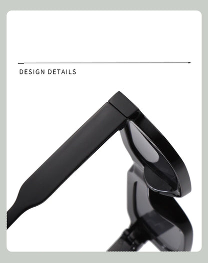 New Retro Rectangular Frame Sunglasses - Fashionable Retro Sunglasses With Uv400 Protection3007