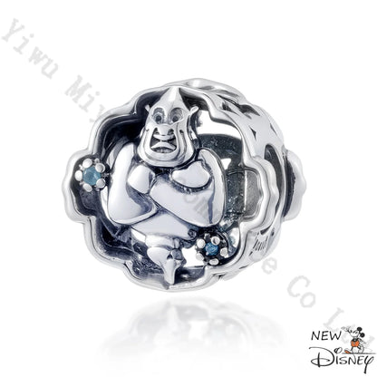 Disney 2026 Charms for Bracelet 925 Sterling Silver Darth Vader Grogu Beads Pendant DIY Jewelry Making Gift for Women Men Fans
