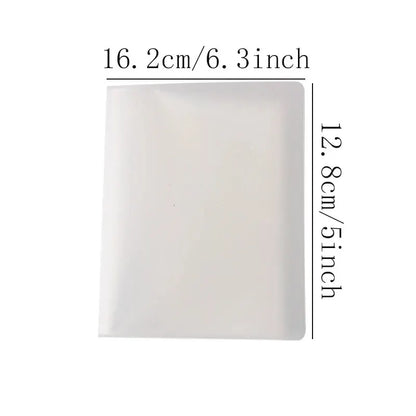 40pcs/book A6 Storage Booklet Simple Large-Capacity Waterproof Photo Storage Book High Quality PP Material