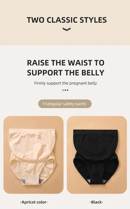 Seamless Panties for Women Boxer Safety Pants Comfort Pregnant Clothes Soft Breathable Maternity Underwear Plus Size Panties