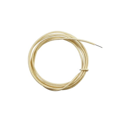 Cloth-covered Waxed Vintage-style Pushback Guitar Wire (white/black/yellow)Pushback Wire for Electric Guitar Upgrade,22 AWG wire