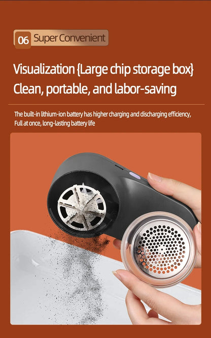 HOMEFISH LED Digital Electric Lint Remover USB Rechargeable Fabric Shaver for Sweater Clothing Pellet Fluff Remover Dropshipping