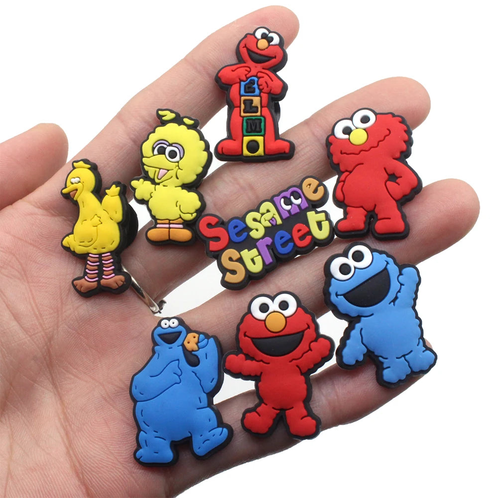 11/15/26Pcs Potdemiel Shoe Charms Cartoon Anime Slipper Shoes Accessories Decorations Clog Sandal Shoe Ornament