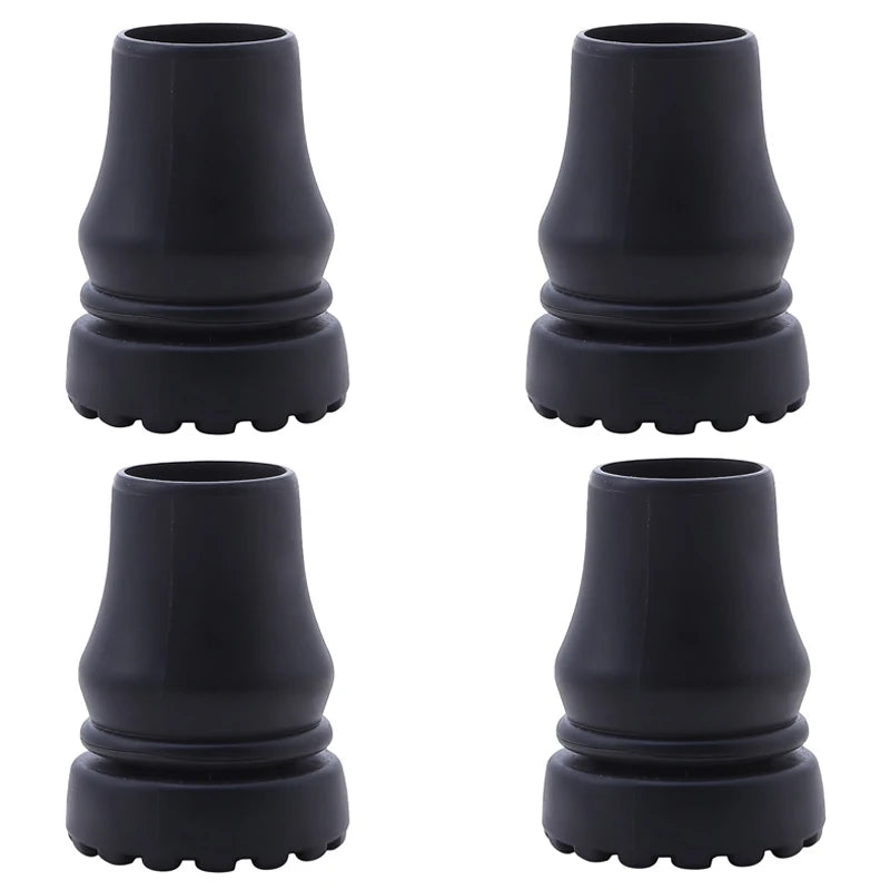 16-22mm Antiskid Walking Stick Crutch Cane Bottom Pads Cover Protector Climbing Hiking Trekking Pole Tip