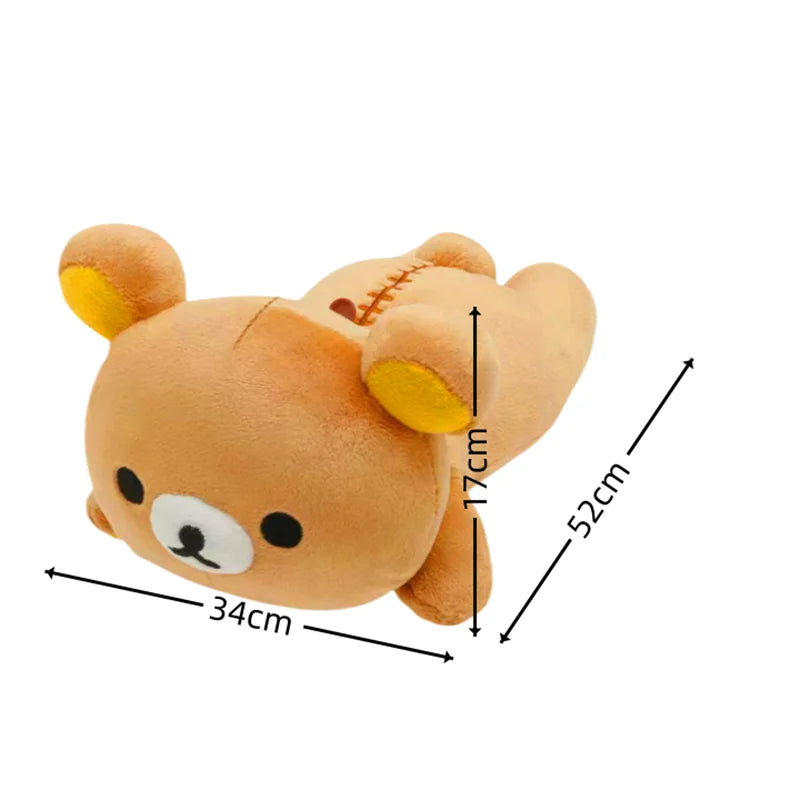 Anime Rilakkuma Cartoon Plush Doll Soft Bear Toys Kawaii Room Decor Teddy Bear Plushies Cute Couple Bear Xmas Gifts For Girls