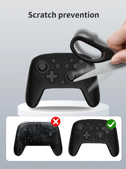 Silicone Case Cover For Nintendo Switch 2 Pro Controller Gamepad Soft Protective Shell Grip Cover Anti-Slip for NS2 Accessories