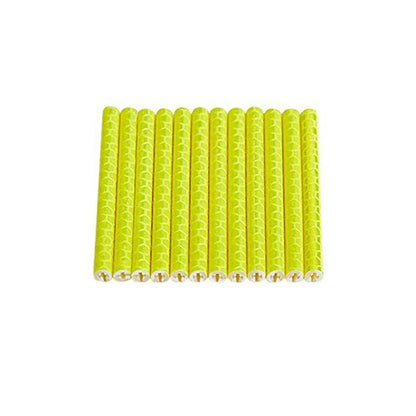 12PCS/Bag Bicycle Wheel Spokes Reflective Sticker Tube Strip Warning Light DIY 7.5cm MTB Cycling Reflector Reflective Safety Kit