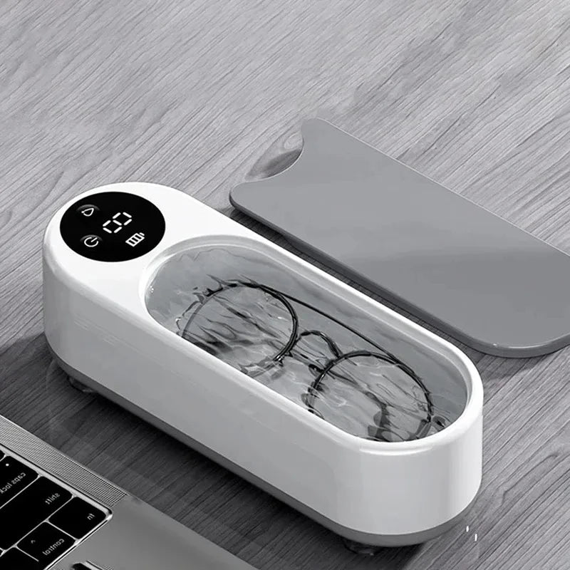 Viewring High-Frequency Glasses Cleaner - 1pc Wireless Multi-Purpose Cleaning Machine for Eyewear & Accessories
