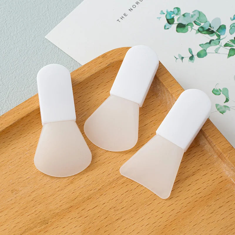 3Pcs Silicone Facial Mask Brush Professional Mud Cream Brushes Facial SkinCare Tools Mud Film Applicator DIY Tool Beauty Salon