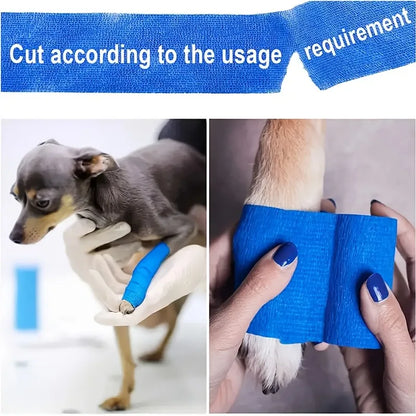 10pcs Elastic Self-Adhesive Athletic Tape Bandage 2.5/5/10cm Non-Woven Universal Fit for Sports Foot Support Joint Protection