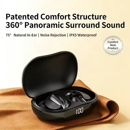 Wholesale Wireless Headphones Bluetooth 5.4 Earphones True with Mic Button Control Noise Reduction Earhooks Waterproof Headset