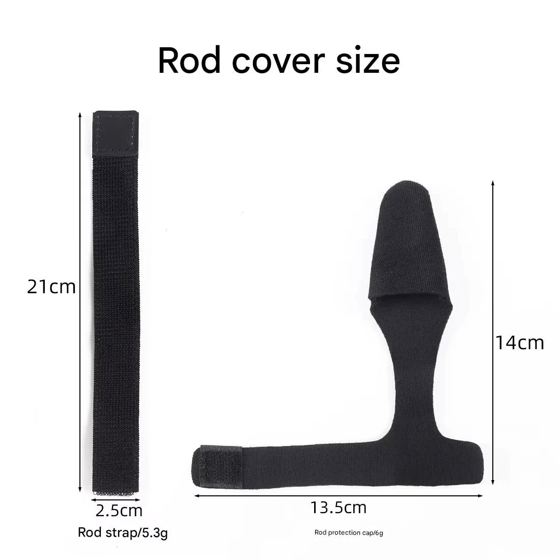 Fishing rod elastic protection rod cap special rod strap fishing rod strap set water droplet wheel winding rod strap fishing gea