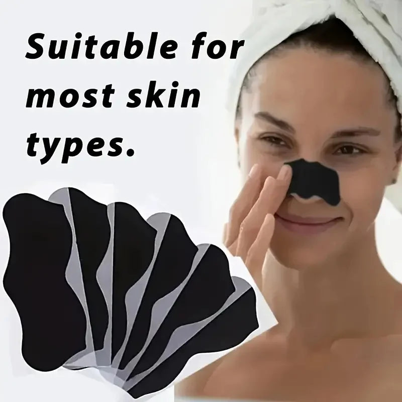 Alcohol-Free Nose Cleaning Strips – Deep Cleansing Pore Patches for Excess Oil Removal  Refined Skin, Mild  Fragrance-Free