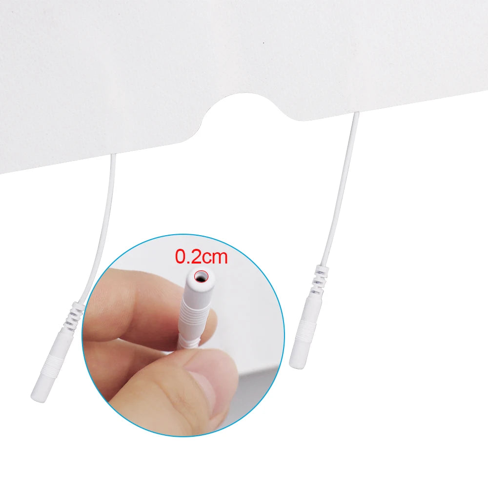1Pcs EMS Electrode Pads 2 mm Plug 34x13cm for Shoulder Acupuncture Muscle Stimulator Massager TENS Physiotherapy Pad Health Care