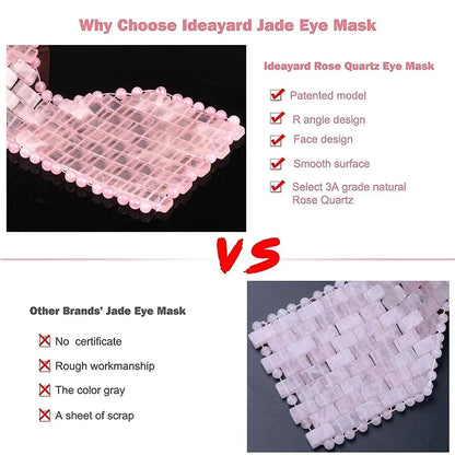 Cooling Jade Eye Mask Massager Natural Jade Eye Mask Eye Eye for Eye Relax Sleep Massager Mask Tools Mask Care Stone Face Sleep