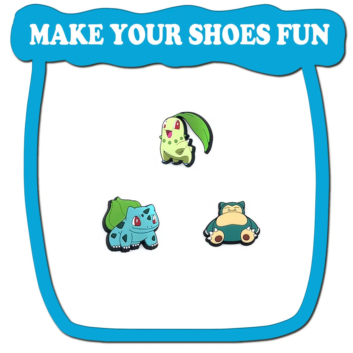47/27/20Pcs Potdemiel Pokémon Series Shoe Charms For Slides Sandals,PVC Shoe Decorations Accessories For Christmas Birthday Gift