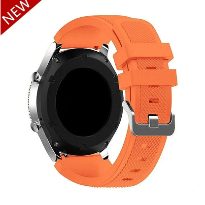 20mm 22mm Band for Samsung Galaxy Watch 7/5/6/4/3/46mm/active2/Gear s3 Frontier/Sport silicone bracelet Huawei GT 4/3/2/2E strap
