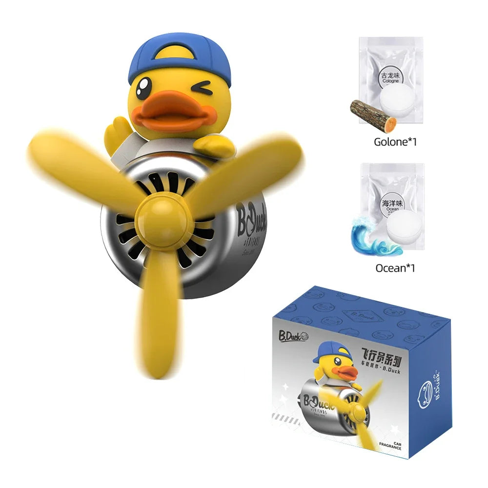 Cool Bear Pilot Car Air Freshener Rotating Propeller Air Outlet Perfume Fragrance Flavoring 자동차 공기 청정기 Accessories 방향제 차량용