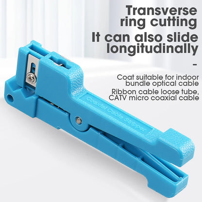 45-162 45-163 45-165 Fiber Optic Stripper Coaxial Cable Stripper Optical Cable Slitter Wire Stripper Tool Beam Tube Stripper