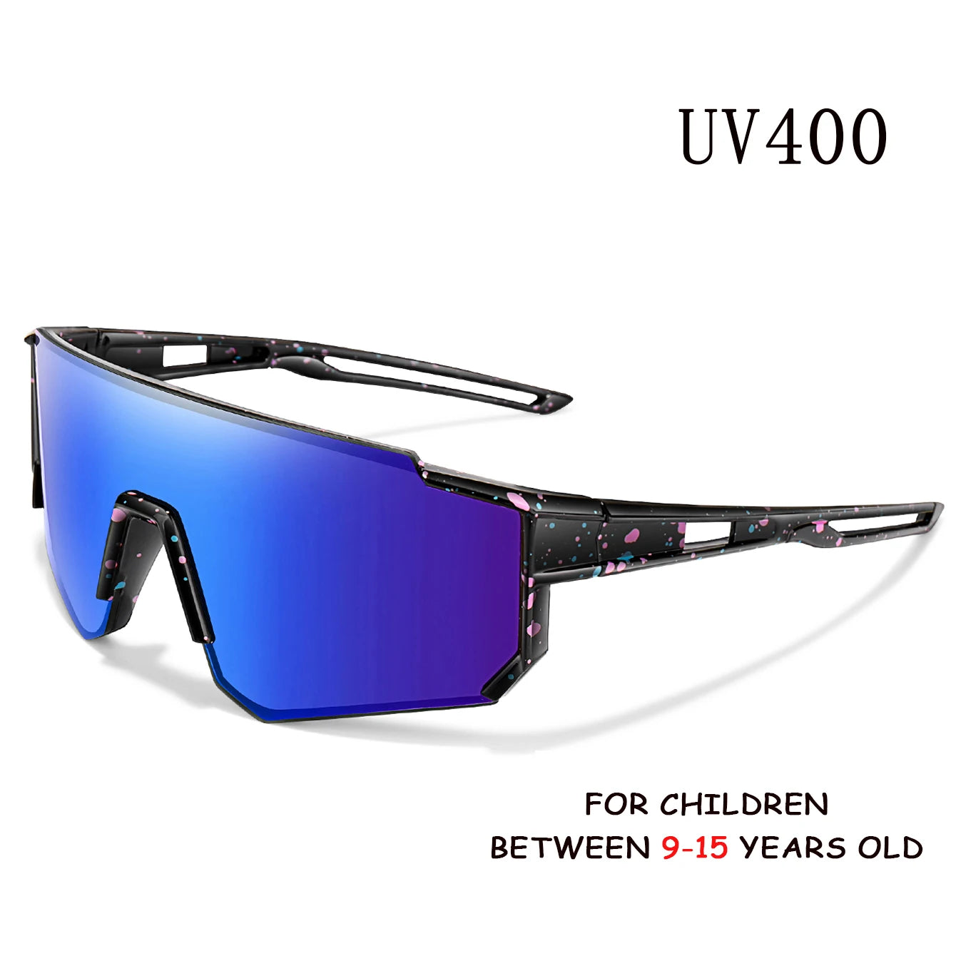 Age 9-15 Youth Cycling Glasses Teenagers Sunglasses Mtb Bike Bicycle Baseball Goggles Children Outdoor Sport Boys Girls UV400