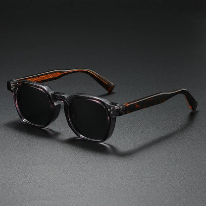 New Polarized Sunglasses Unisex Metal Core CP Square Sun Glasses Rivets Women Shades Driving Glasses