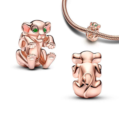 Hot Sell MINISO Disney 925 Sterling Silver Animals Mobilization Charms Beads Hot Original Bracelet DIY Jewelry Women Pendant