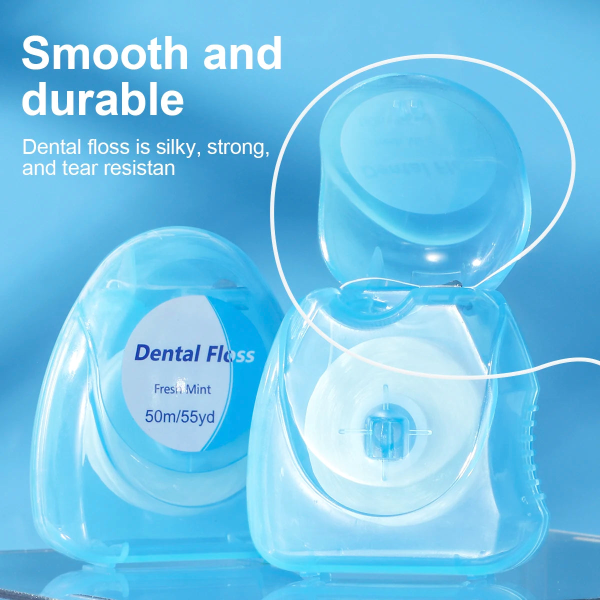 6pcs/3pcs/1pc mint flavored dental floss, compact, convenient, and fast for cleaning between teeth gaps